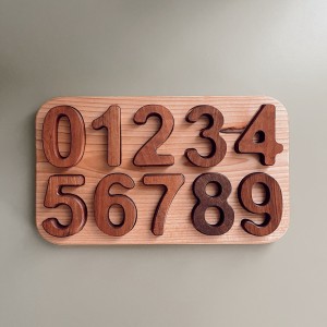 Ahşap Rakam Puzzle