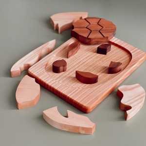 Ahşap Kaplumbağa Puzzle