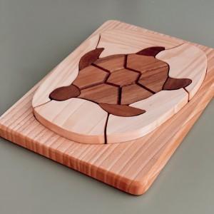 Ahşap Kaplumbağa Puzzle