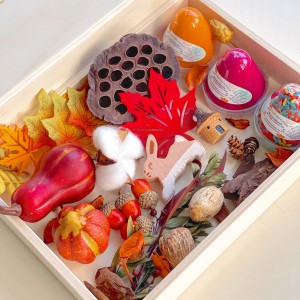 Fall Play Dough Sensory Kit Mini