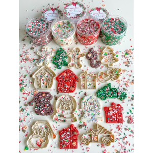 Yılbaşı Bitkisel İçerikli Oyun Hamuru Kesme Kalıbı Exclusive Set