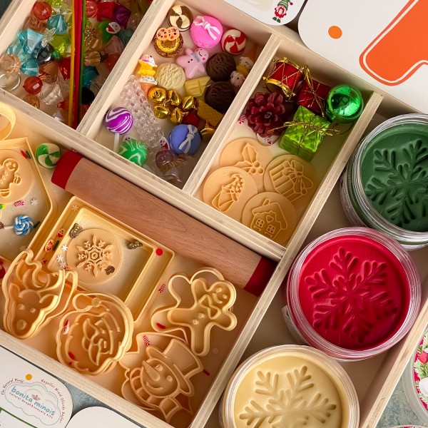 Gingerbread Christmas Oyun Hamuru İle Duyusal Oyun Kiti