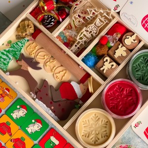 Christmas Party Kit Oyun Hamuru İle Duyusal Oyun Kiti