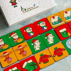 Christmas Ahşap Eşleme Hafıza Oyunu