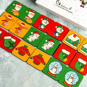 Christmas Ahşap Eşleme Hafıza Oyunu