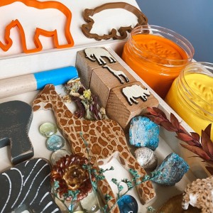 African Play Dough Kit Oyun Hamuru İle Duyusal Oyun Kiti