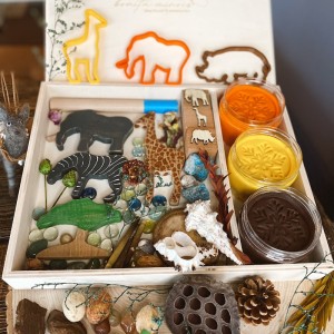 African Play Dough Kit Oyun Hamuru İle Duyusal Oyun Kiti