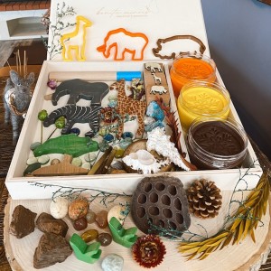 African Play Dough Kit Oyun Hamuru İle Duyusal Oyun Kiti