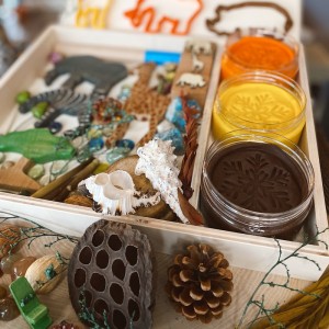 African Play Dough Kit Oyun Hamuru İle Duyusal Oyun Kiti