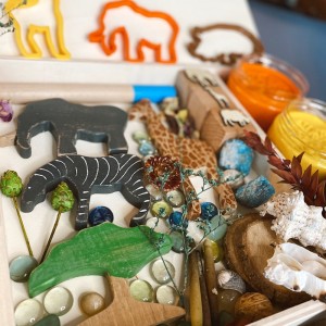 African Play Dough Kit Oyun Hamuru İle Duyusal Oyun Kiti