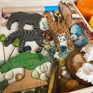 African Play Dough Kit Oyun Hamuru İle Duyusal Oyun Kiti