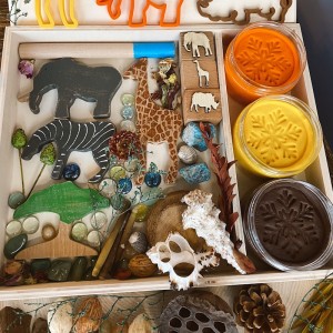 African Play Dough Kit Oyun Hamuru İle Duyusal Oyun Kiti
