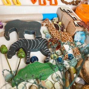 African Play Dough Kit Oyun Hamuru İle Duyusal Oyun Kiti