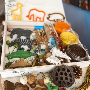 African Play Dough Kit Oyun Hamuru İle Duyusal Oyun Kiti