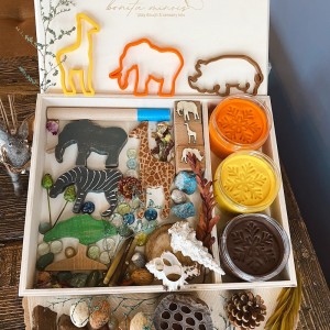 African Play Dough Kit Oyun Hamuru İle Duyusal Oyun Kiti