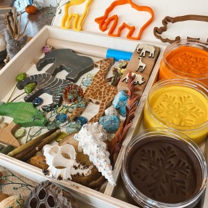 African Play Dough Kit Oyun Hamuru İle Duyusal Oyun Kiti