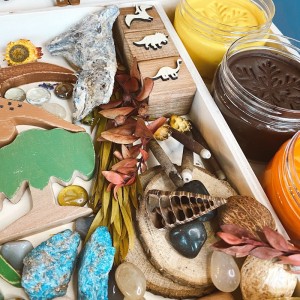 Dino Play Dough Sensory Kit, Oyun Hamuru İle Duyusal Oyun Kiti