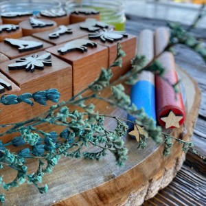 Animal World Play Dough Stamp Set