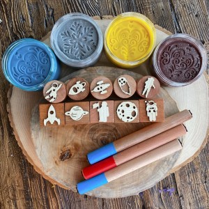 Sirius Star Play Dough Stamp Set