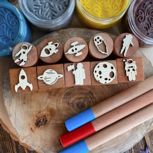 Sirius Star Play Dough Stamp Set