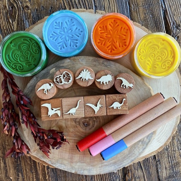 Ocean Deep Play Dough Stamp Set