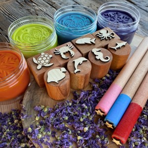 Ocean Deep Play Dough Stamp Set