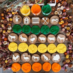 Çiftlik Oyun Hamuru Damga Set