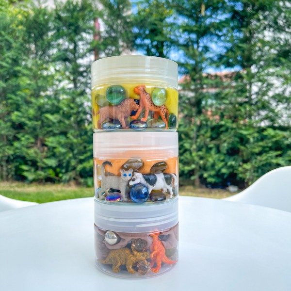 3’lü Sensory Play Dough Animal Exclusive