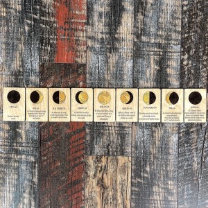 Ahşap Ay Döngüsü Kartları