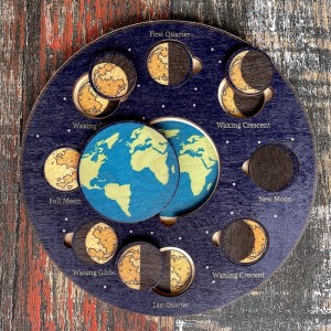 Ahşap Ay Döngüsü Puzzle