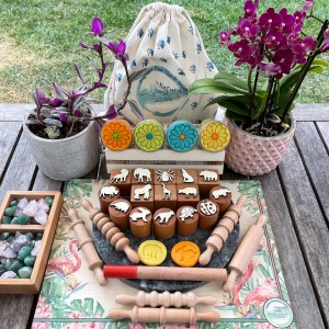 Jungle Ahşap Damga Seti Exclusive