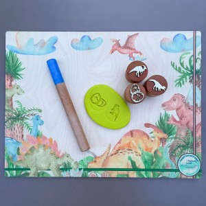 Ahşap Oyun Matı Dino