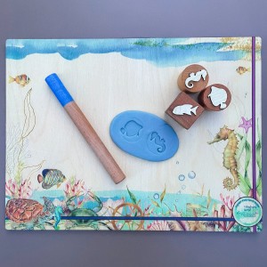 Ahşap Oyun Matı Ocean