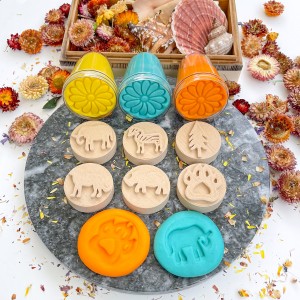 Amazon Ahşap Oyun Hamuru Damga Seti