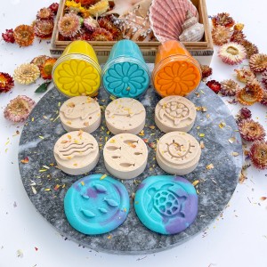 Okyanus Ahşap Oyun Hamuru Damga Seti