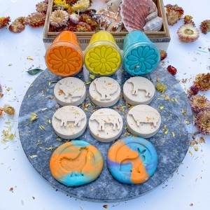 Çiftlik Hayvanları Ahşap Oyun Hamuru Damga Seti