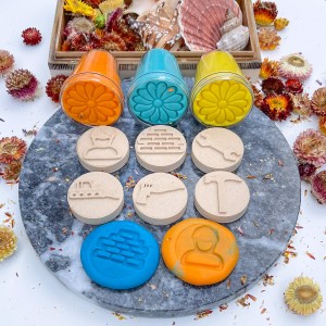 İnşaat Ahşap Oyun Hamuru Damga Seti