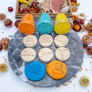 İnşaat Ahşap Oyun Hamuru Damga Seti