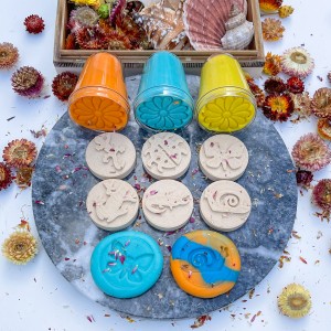 Böcekler Ahşap Oyun Hamuru Damga Seti