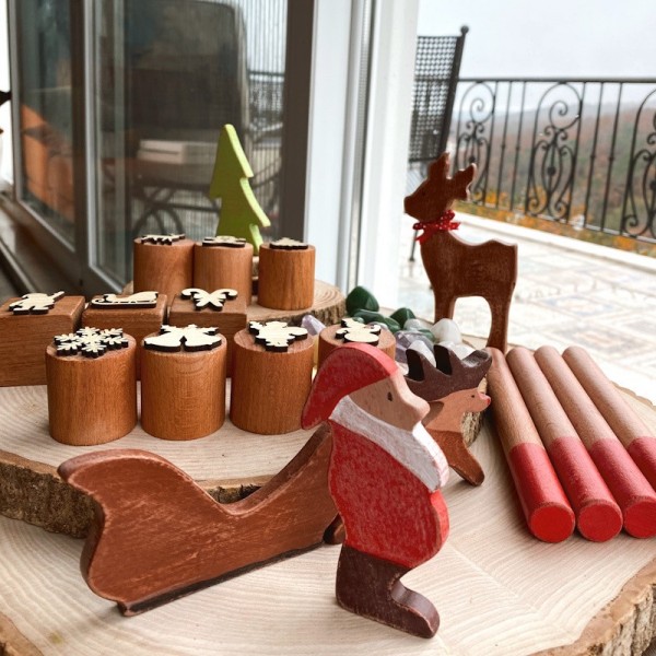 Santa Stamper Oyun Hamuru Damga Seti